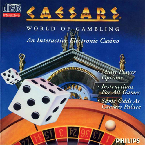 Caesars World of Gambling box art for CD-i